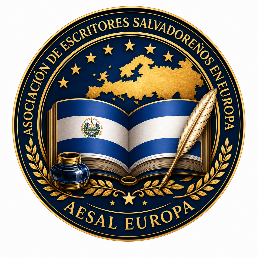 Emblema dell’associazione di scrittori salvadoregni AESAL Europa